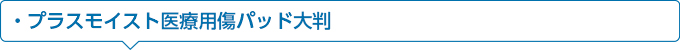 プラスモイスト医療用傷パッド大判
